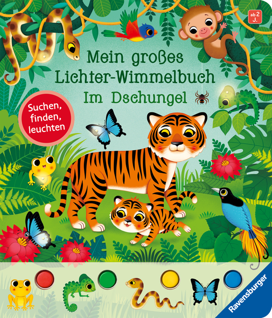 Mein großes Lichter-Wimmelbuch - Im Dschungel main product photo