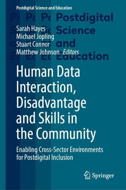 Human Data Interaction, Disadvantage and Skills in the Community main product photo