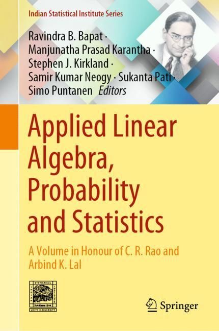 Applied Linear Algebra, Probability and Statistics main product photo