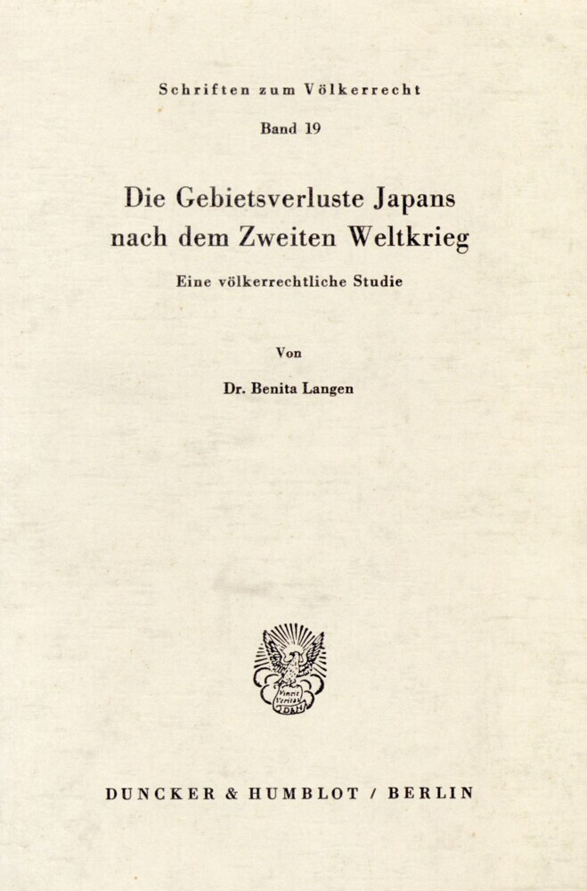 Die Gebietsverluste Japans nach dem Zweiten Weltkrieg. main product photo