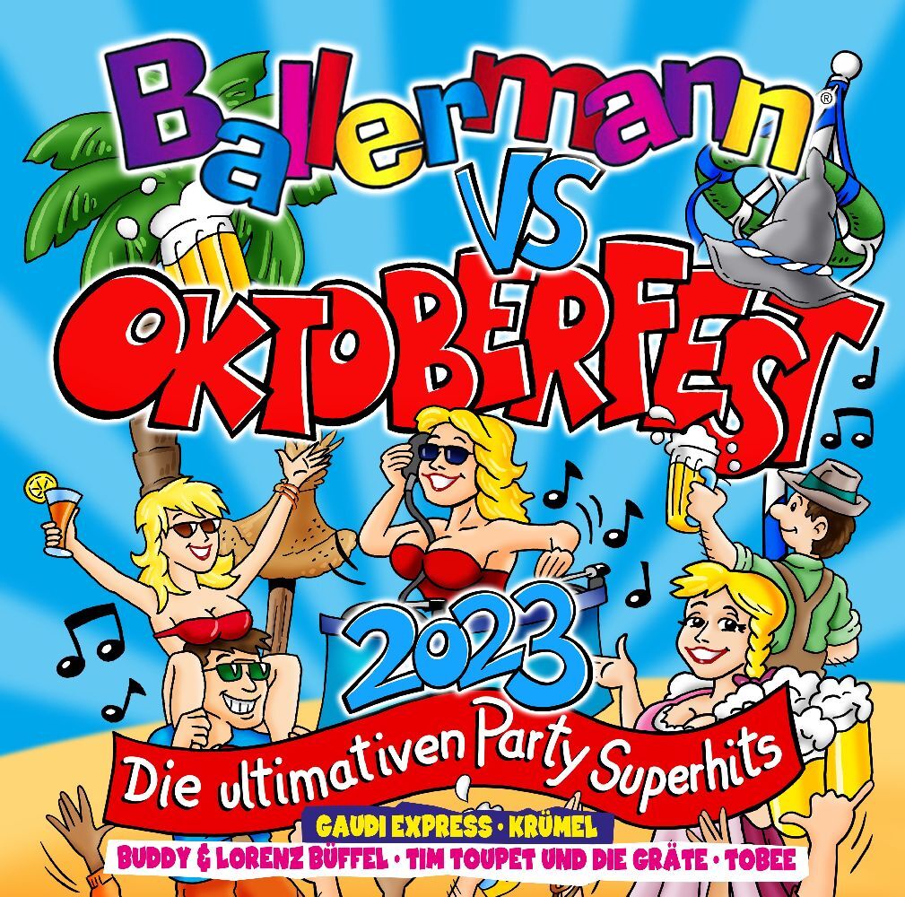 Ballermann vs Oktoberfest 2023, 2 Audio-CDs main product photo