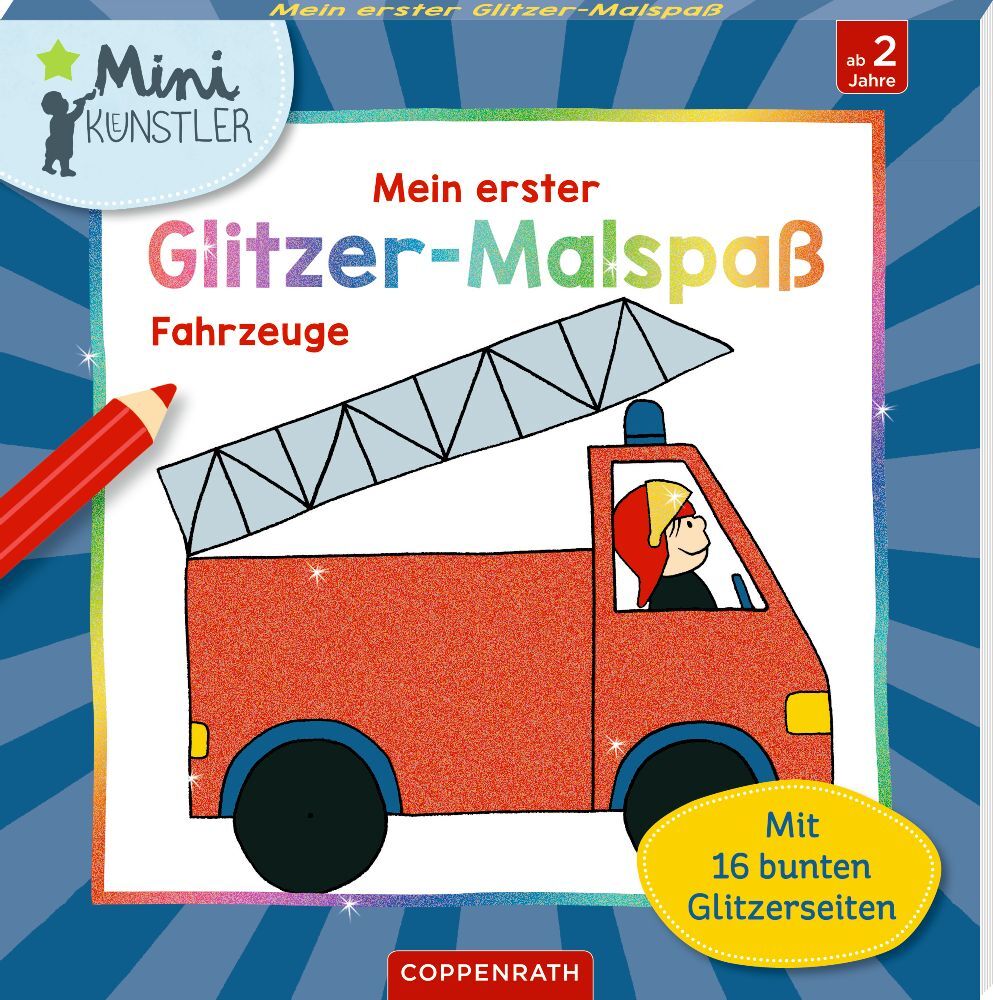 Mein erster Glitzer-Malspaß: Fahrzeuge main product photo