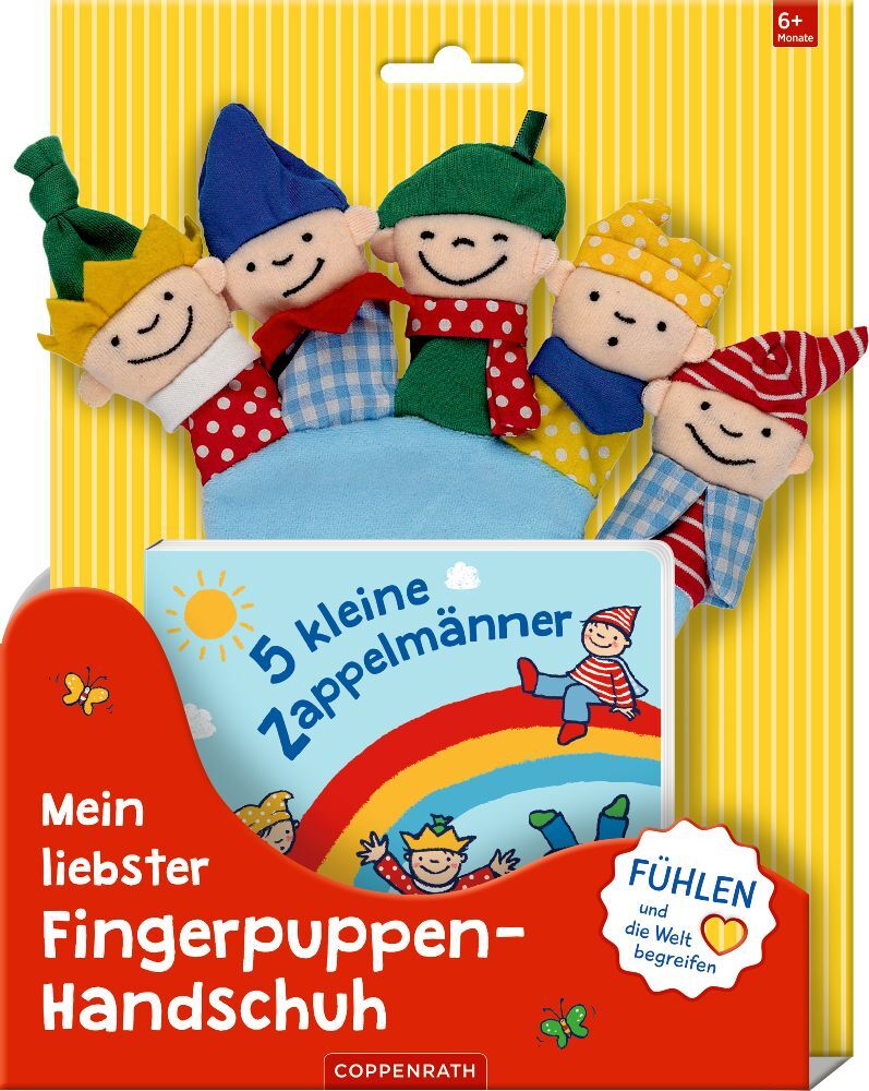 Mein liebster Fingerpuppen-Handschuh: 5 kleine Zappelmänner main product photo