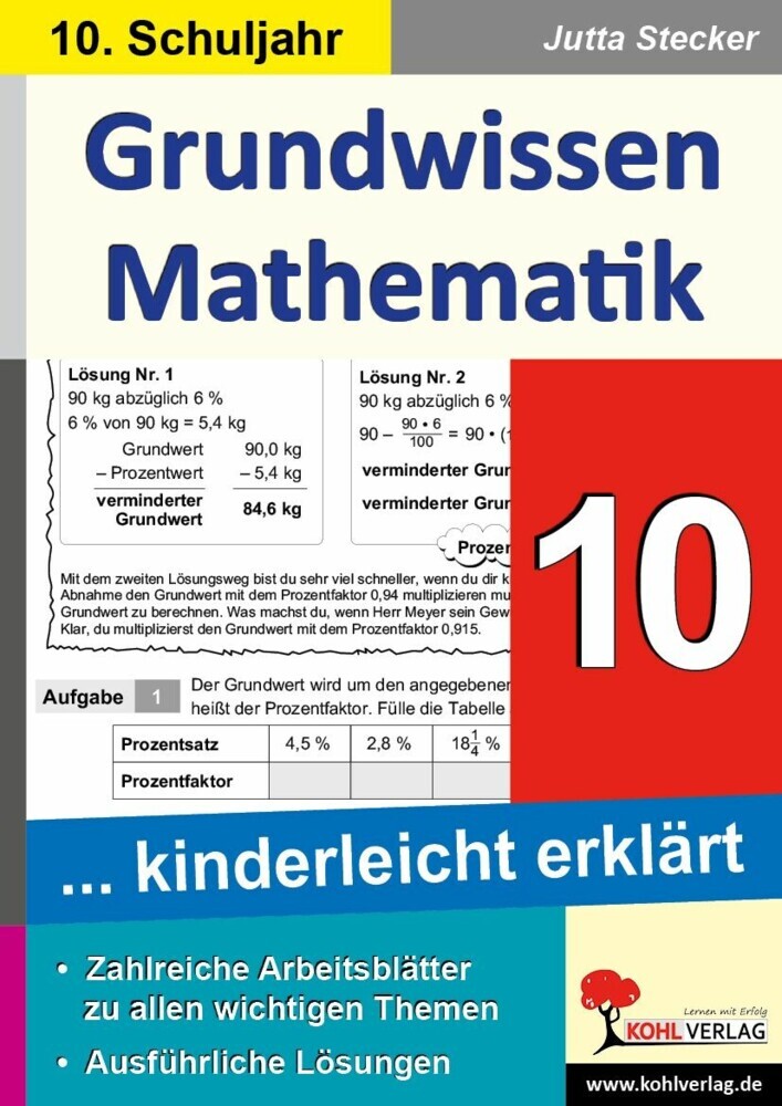 Grundwissen Mathematik / Klasse 10 main product photo