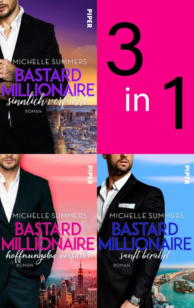 Bundle: Bastard Millionaire - sanft berührt | Bastard Millionaire - hoffnungslos verfallen | Bastard Millionaire - sinnlich verführt main product photo