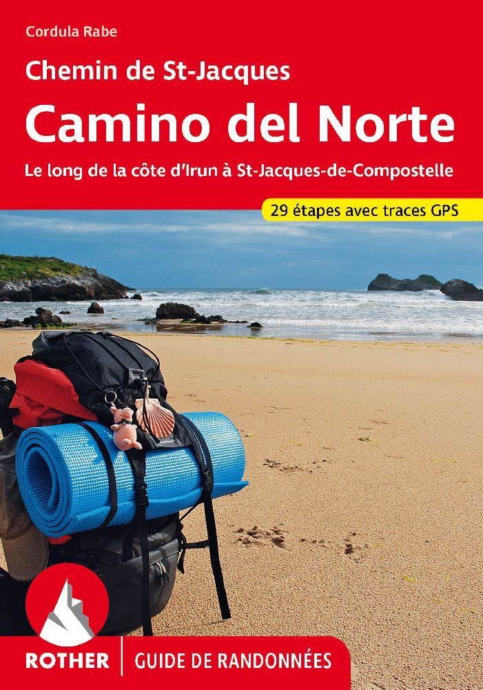 Chemin de St-Jacques - Camino del Norte (Rother Guide de randonnées) main product photo