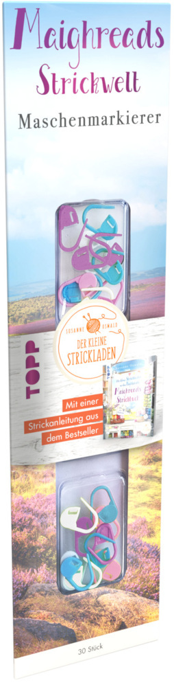 Der kleine Strickladen - Maighreads Maschenmarkierer. Mit Strickanleitung für eine Mütze und Handstulpen main product photo