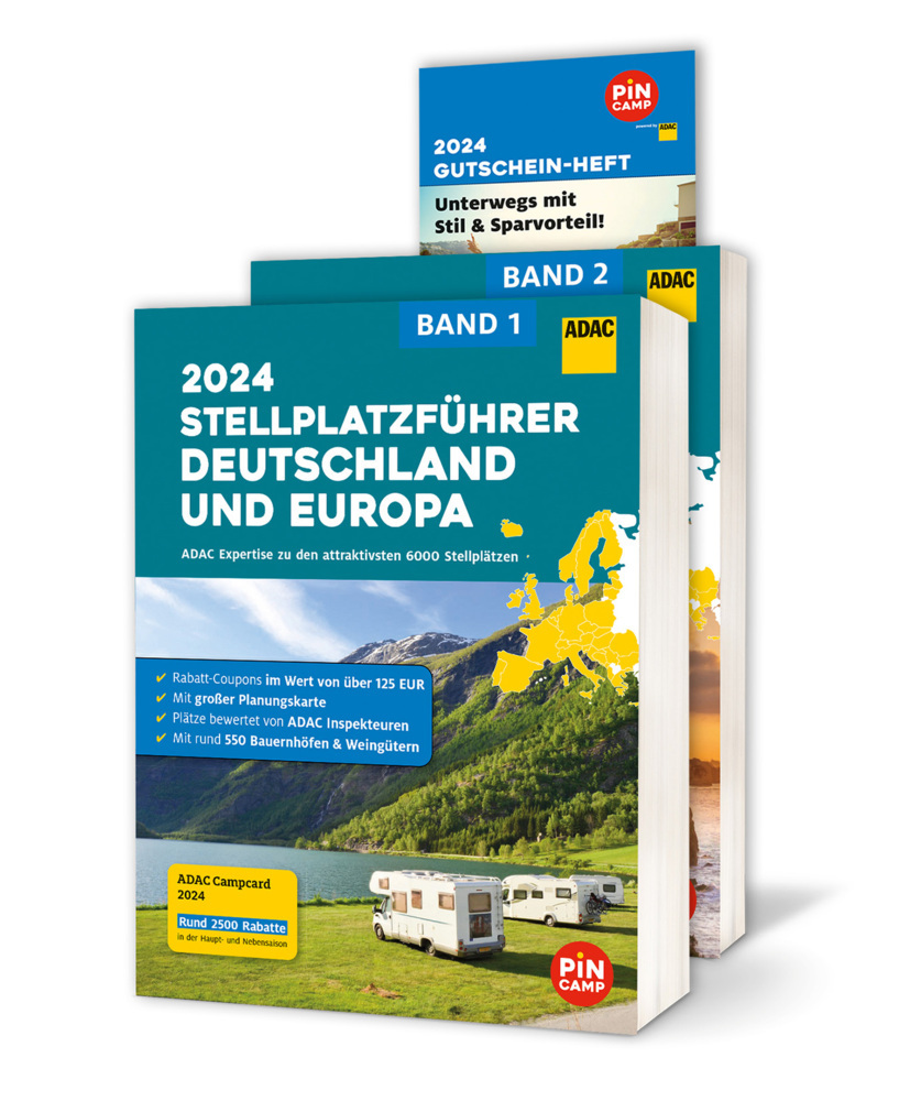 ADAC Stellplatzführer 2024 Deutschland und Europa main product photo