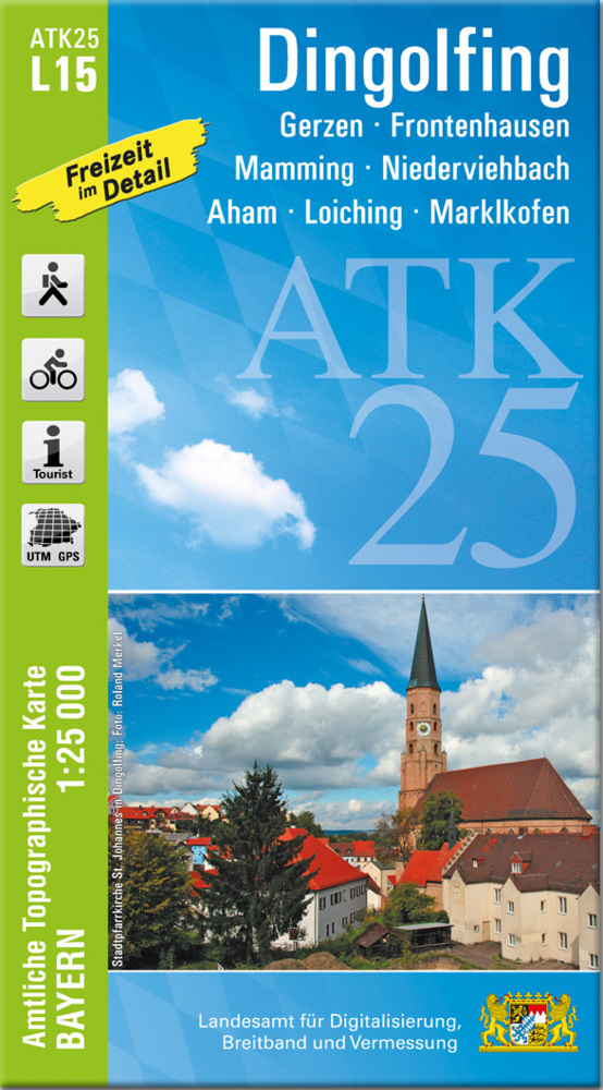 ATK25-L15 Dingolfing (Amtliche Topographische Karte 1:25000) main product photo