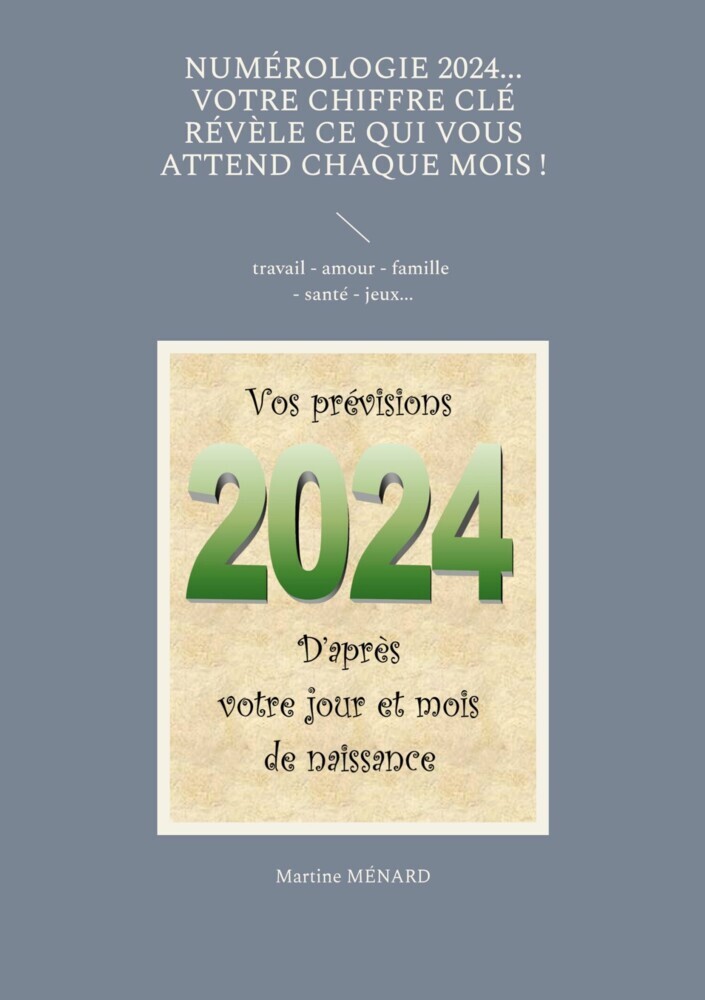 Numérologie 2024... Votre chiffre clé révèle ce qui vous attend chaque mois ! main product photo