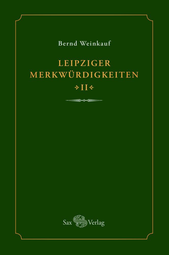 Leipziger Merkwürdigkeiten - II - main product photo