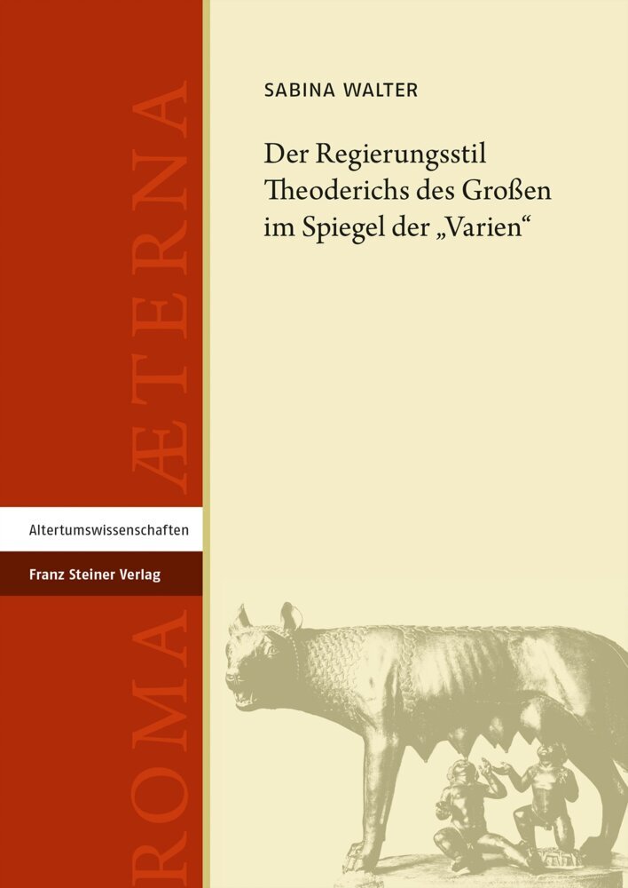 Der Regierungsstil Theoderichs des Großen im Spiegel der "Varien" main product photo