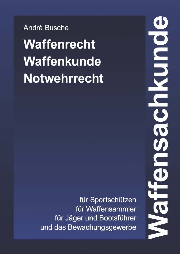 Waffensachkunde main product photo