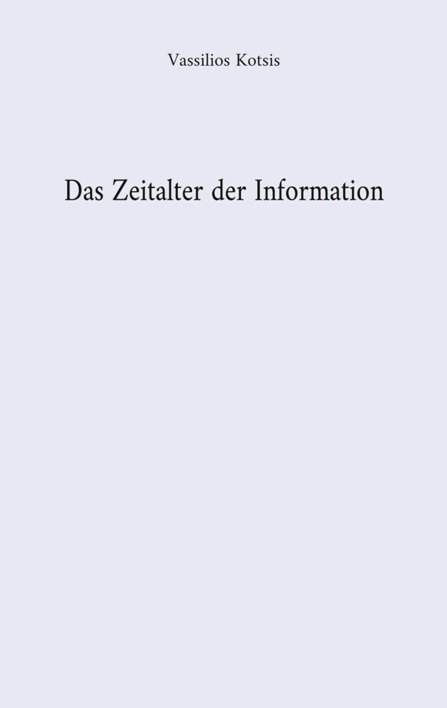 Das Zeitalter der Information main product photo