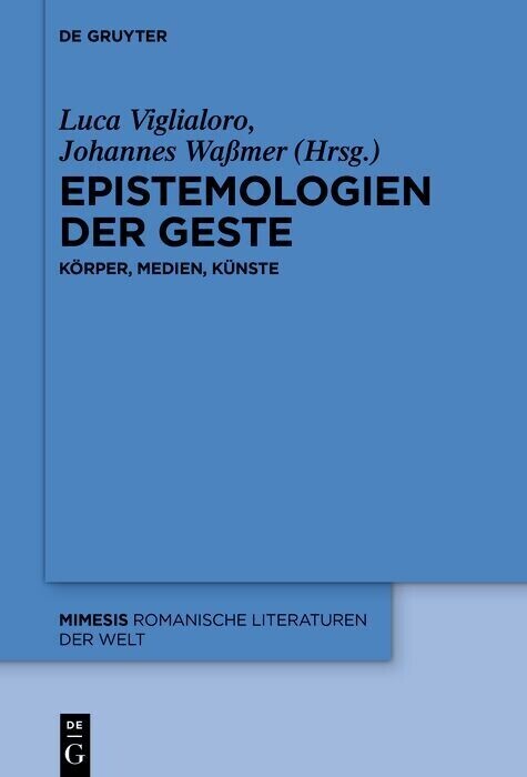 Epistemologien der Geste main product photo