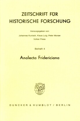 Analecta Fridericiana.
