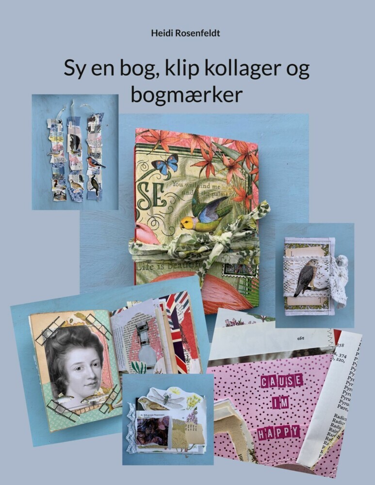 Sy en bog, klip kollager og bogmærker main product photo