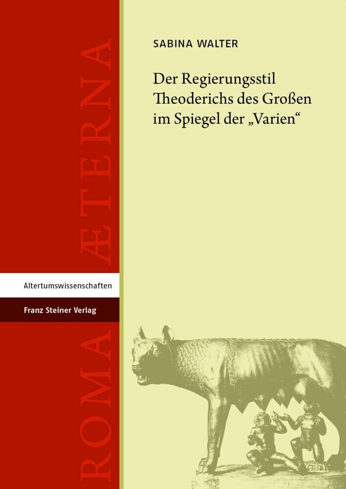 Der Regierungsstil Theoderichs des Großen im Spiegel der 'Varien' main product photo