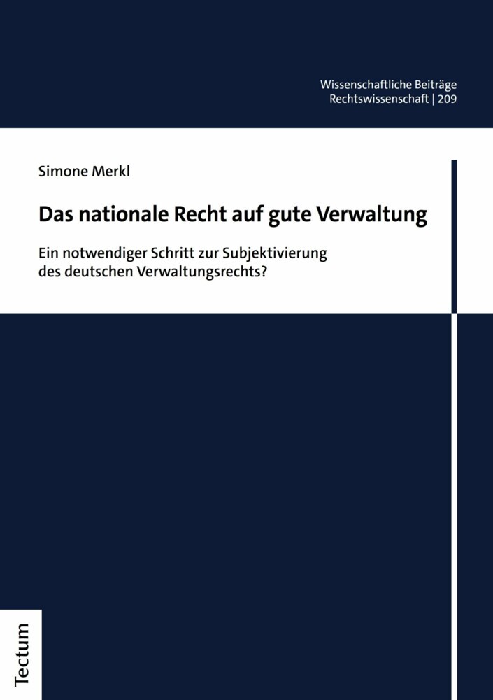Das nationale Recht auf gute Verwaltung main product photo