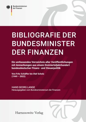 Bibliografie der Bundesminister der Finanzen