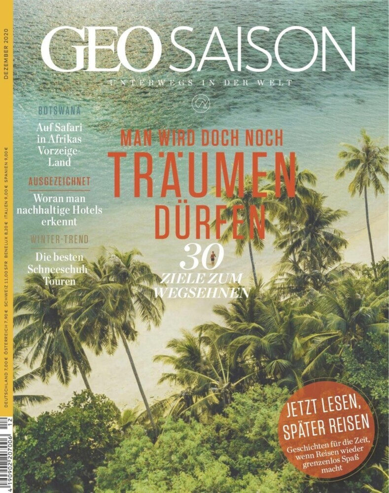 GEO SAISON 12/2020 - Man wird doch noch träumen dürfen main product photo