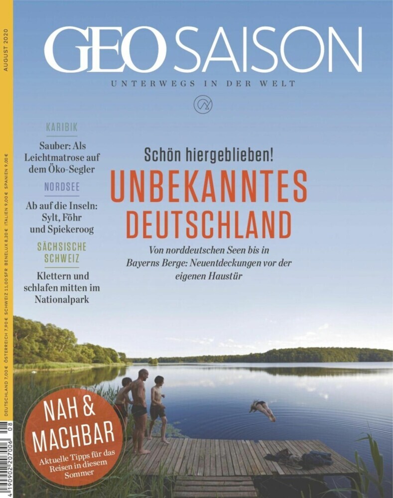 GEO SAISON 08/2020 - Unbekanntes Deutschland main product photo
