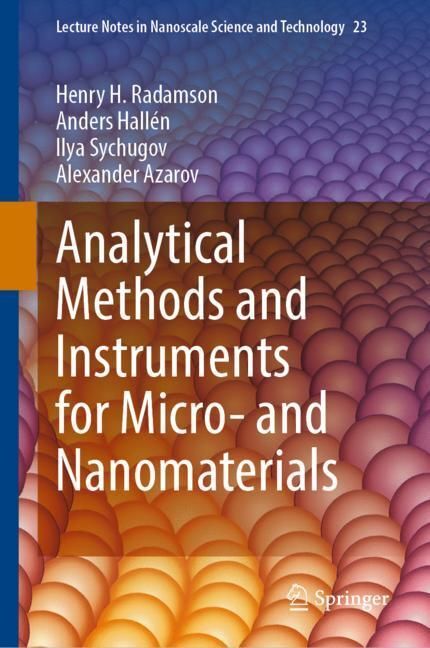 Analytical Methods and Instruments for Micro- and Nanomaterials main product photo