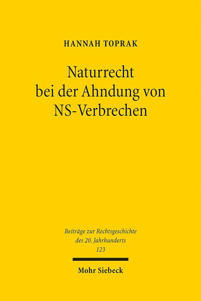 Naturrecht bei der Ahndung von NS-Verbrechen main product photo