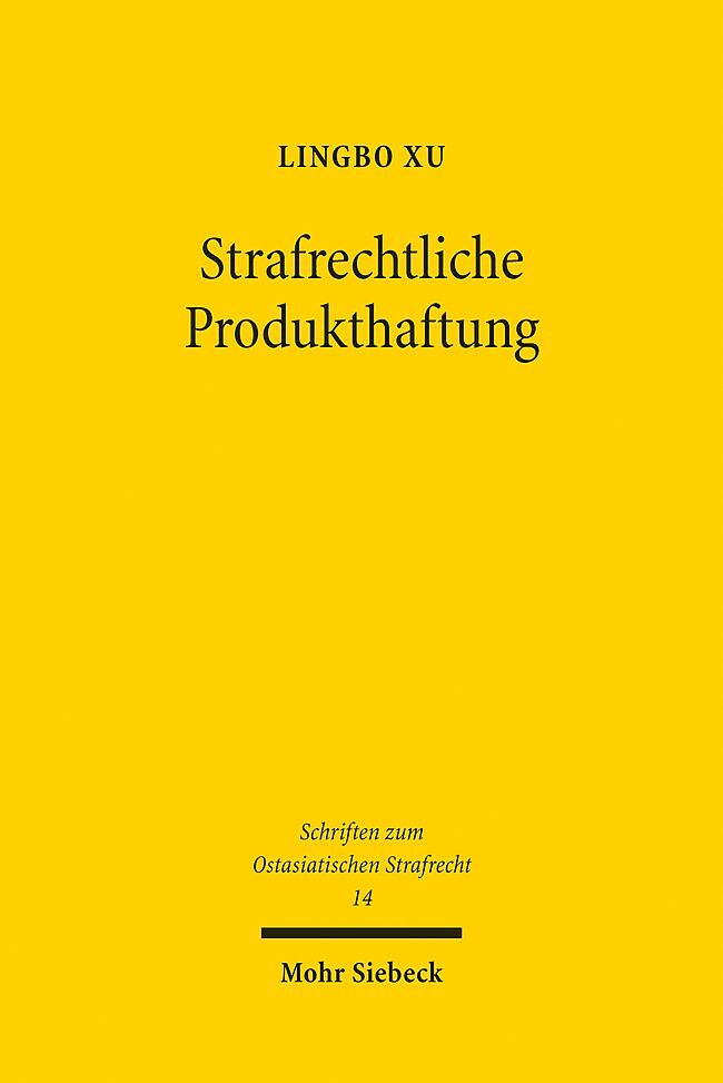 Strafrechtliche Produkthaftung main product photo