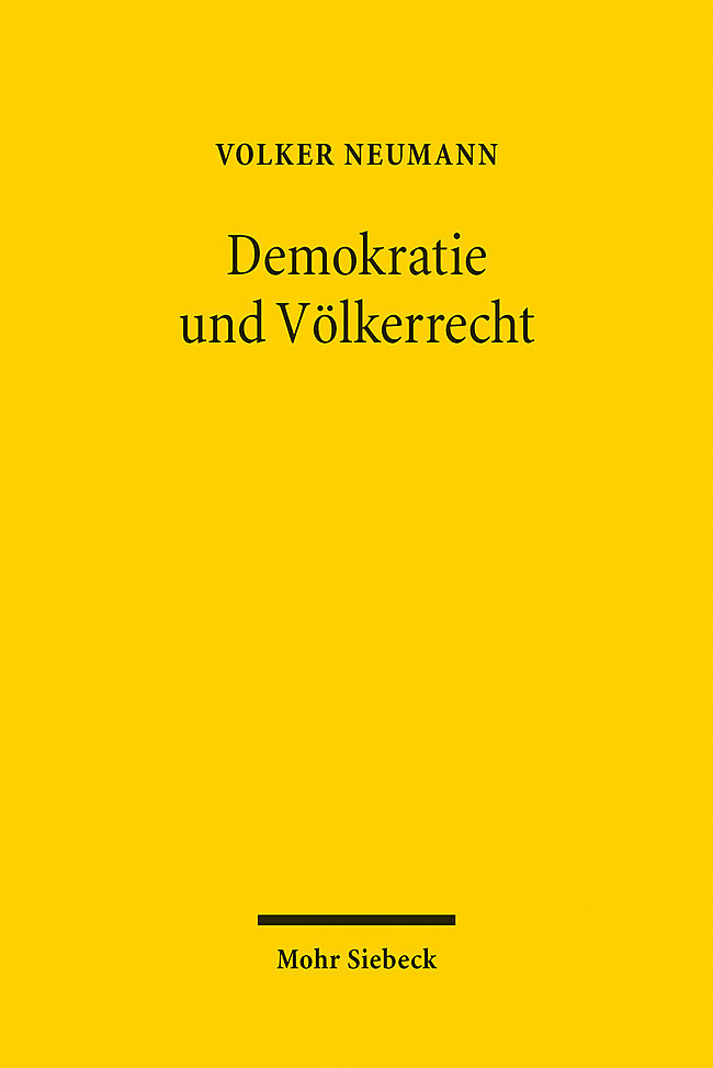 Demokratie und Völkerrecht main product photo