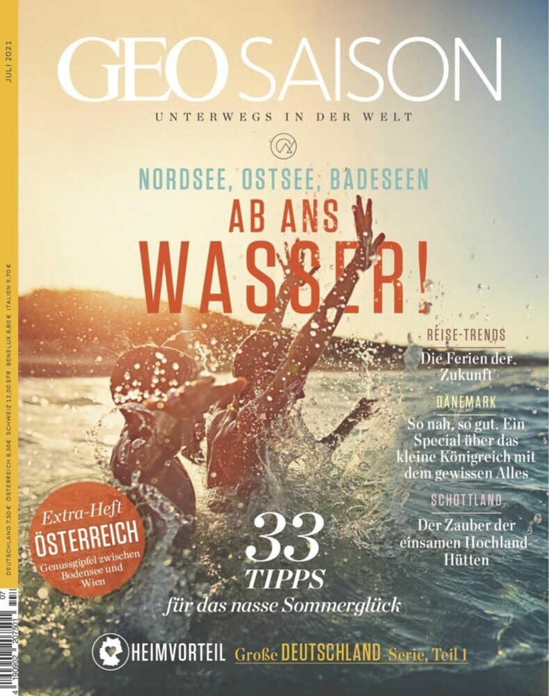GEO SAISON 07/2021 - Ab ins Wasser main product photo