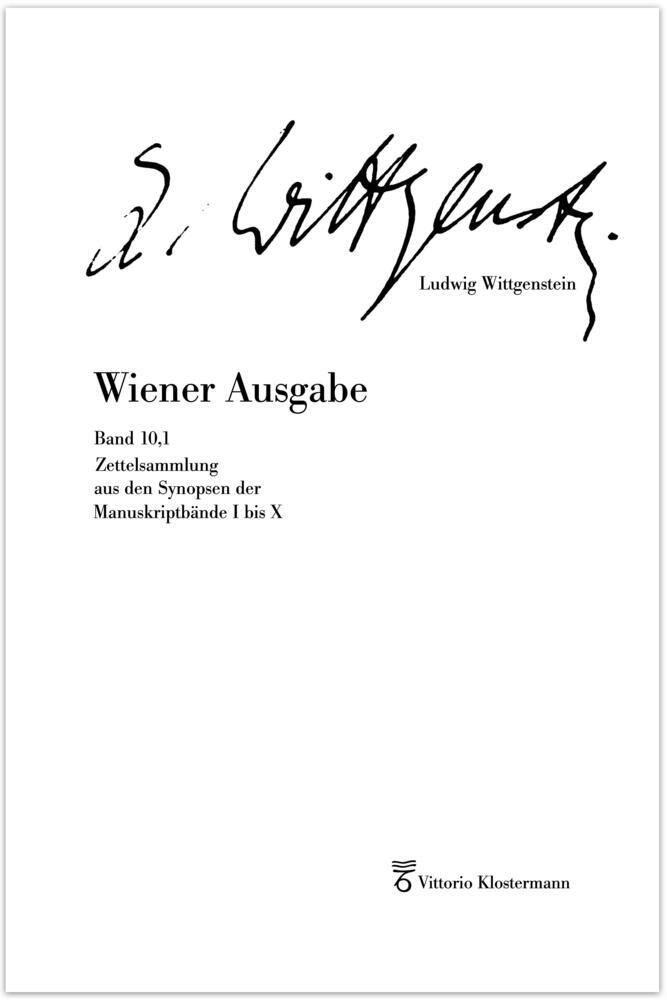 Zettelsammlung aus den Synopsen der Manuskriptbände I bis X main product photo