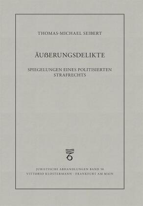 Äußerungsdelikte