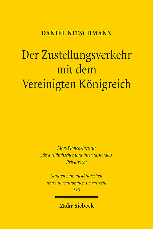 Der Zustellungsverkehr mit dem Vereinigten Königreich main product photo