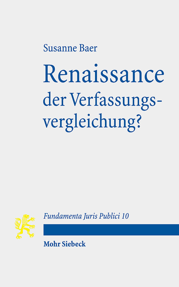 Renaissance der Verfassungsvergleichung? main product photo