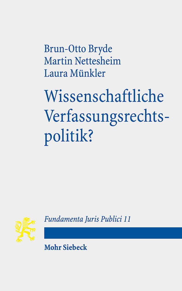 Wissenschaftliche Verfassungsrechtspolitik? main product photo