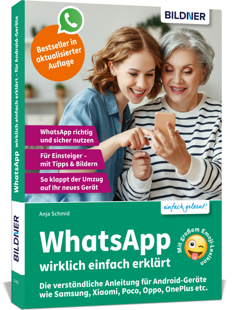 WhatsApp wirklich einfach erklärt - Die verständliche Anleitung für Android-Geräte wie Samsung, Xiaomi, Poco, Oppo, OnePlus etc. main product photo