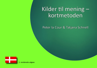 Kilder til mening - kortmetoden, m. 1 Buch, m. 26 Beilage, 26 ...