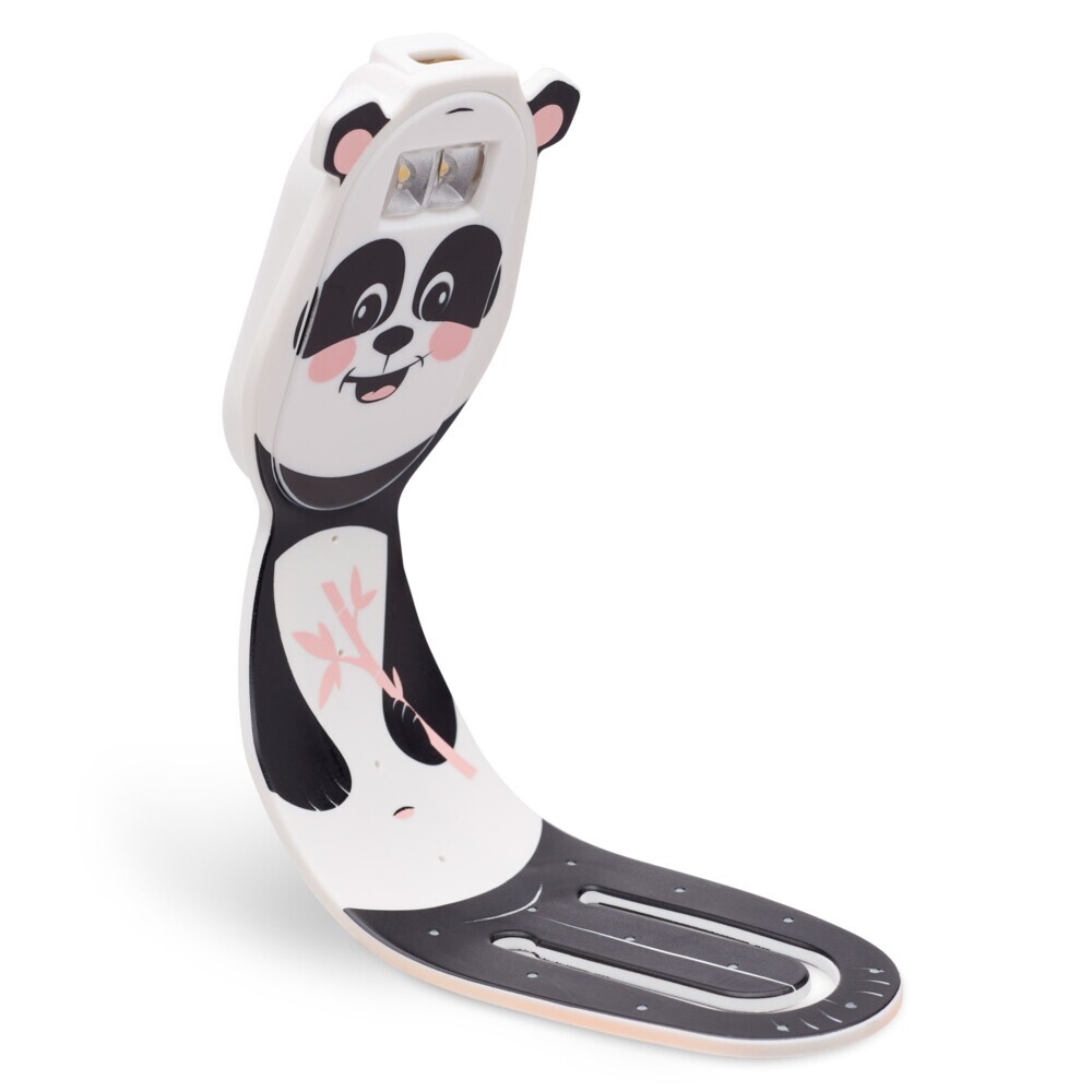 Flexilight Pals RC (Panda) - wiederaufladbares Leselicht - 2 in 1 Leselampe & Lesezeichen - LED Leselicht - Geschenk für Leser, Buchliebhaber - Deutsche Ausgabe main product photo