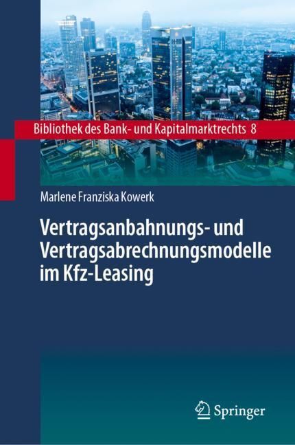 Vertragsanbahnungs- und Vertragsabrechnungsmodelle im Kfz-Leasing main product photo