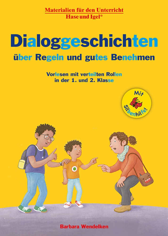 Dialoggeschichten über Regeln und gutes Benehmen / Silbenhilfe main product photo