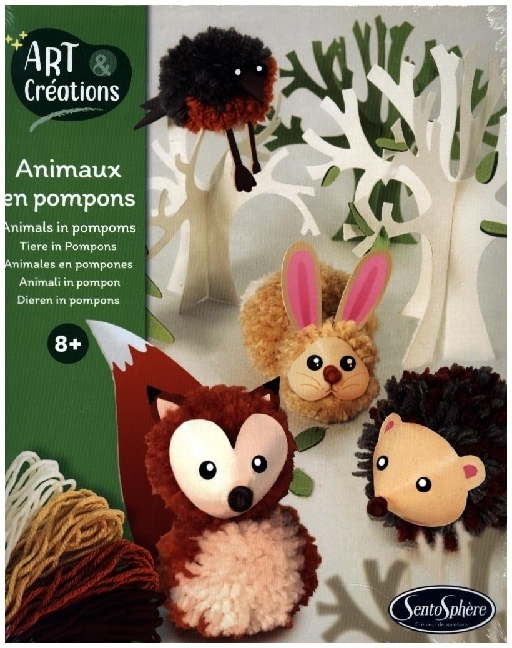 Sentosphere - Bastelset Pompon Tiere main product photo