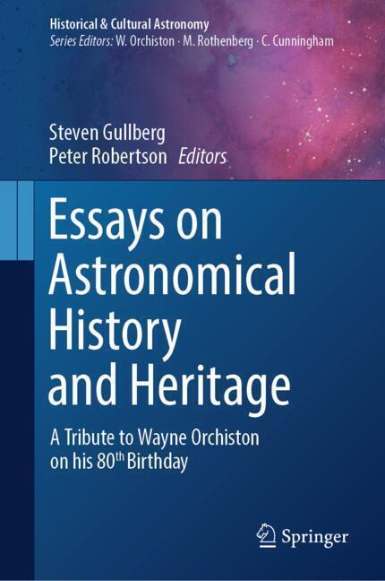 Essays on Astronomical History and Heritage main product photo