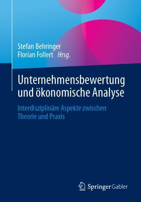 Unternehmensbewertung und ökonomische Analyse main product photo