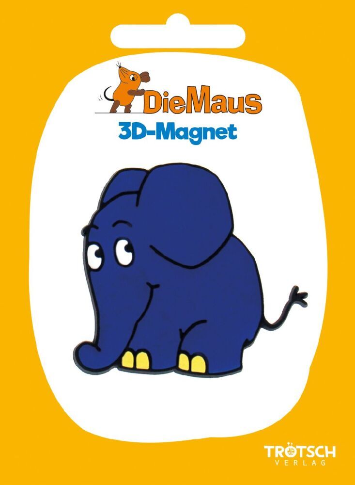 Trötsch Die Maus 3D-Magnet Elefant stehend main product photo