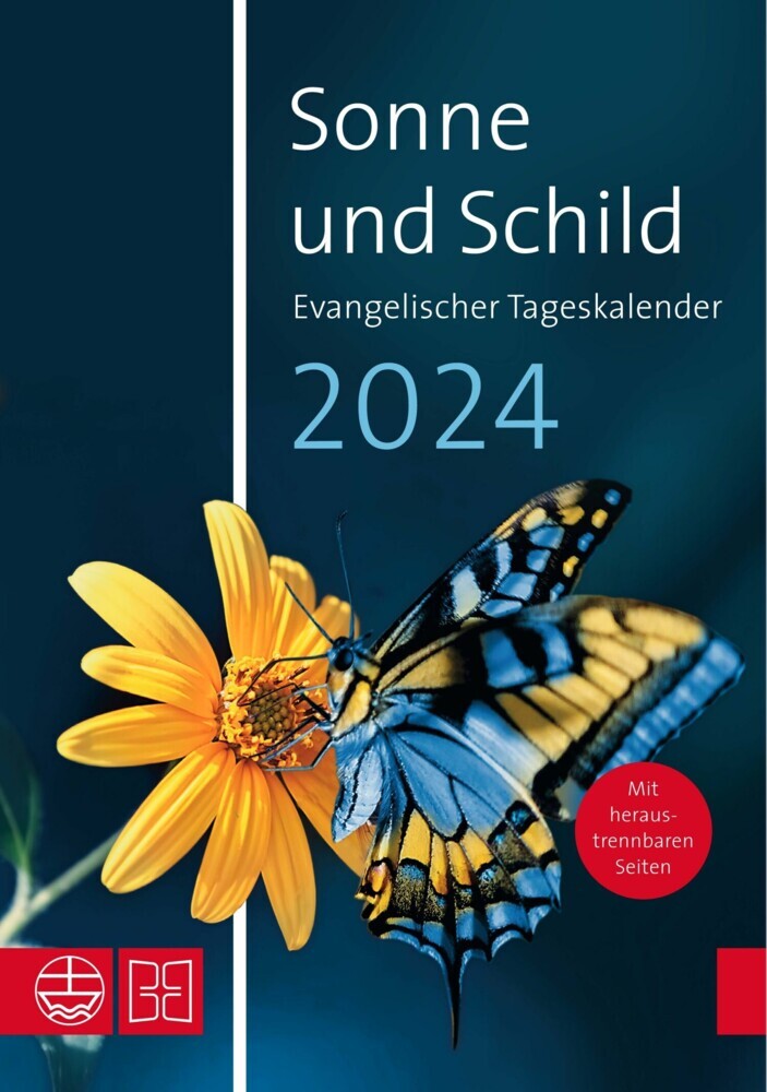Sonne und Schild 2024. Evangelischer Tageskalender 2024 main product photo