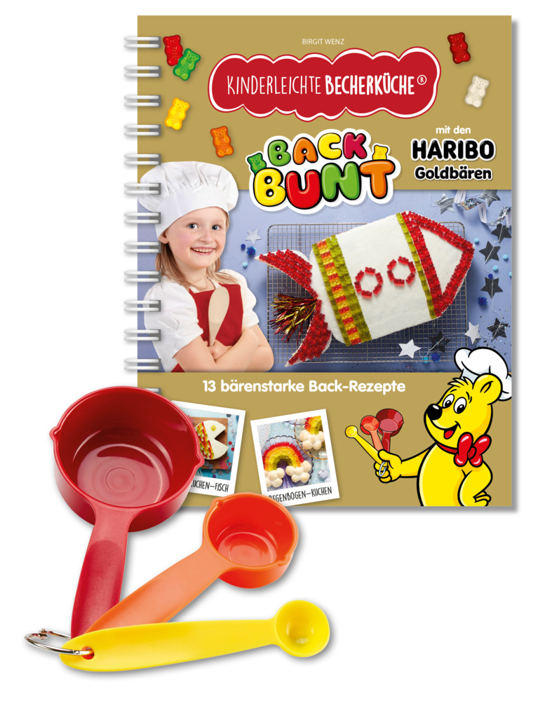 Kinderleichte Becherküche - Back Bunt mit den HARIBO Goldbären (Band 10), m. 3 Beilage main product photo