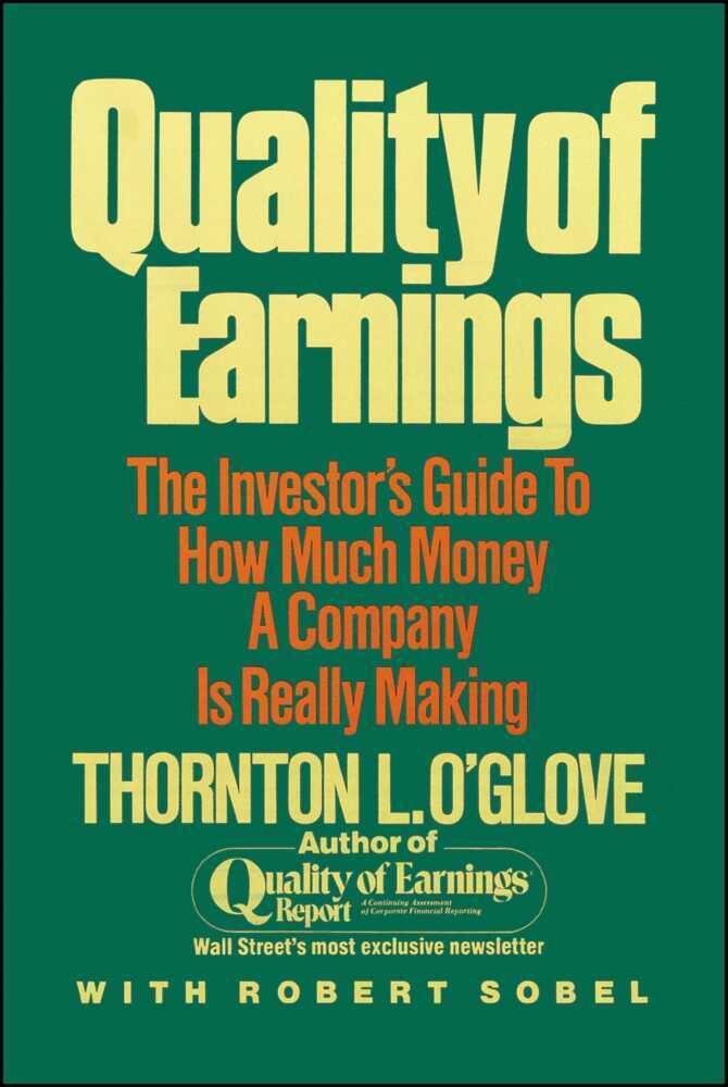 Quality of Earnings main product photo