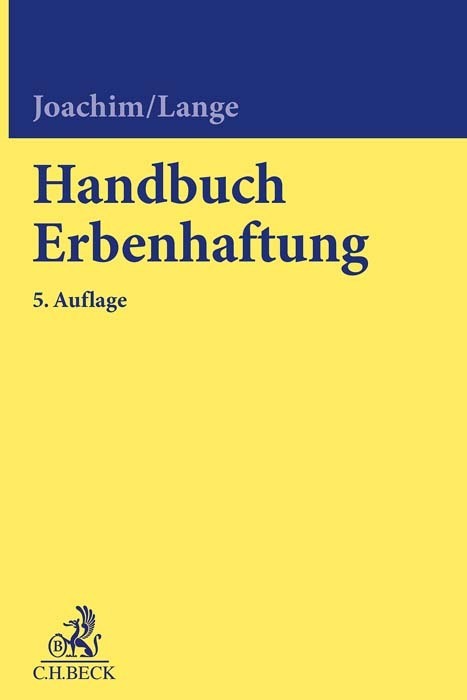 Handbuch Erbenhaftung main product photo