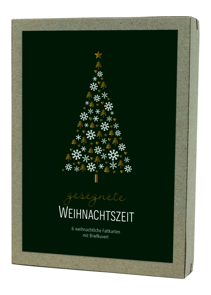 Kartenbox Weihnachten - gesegnete Weihnachtszeit main product photo